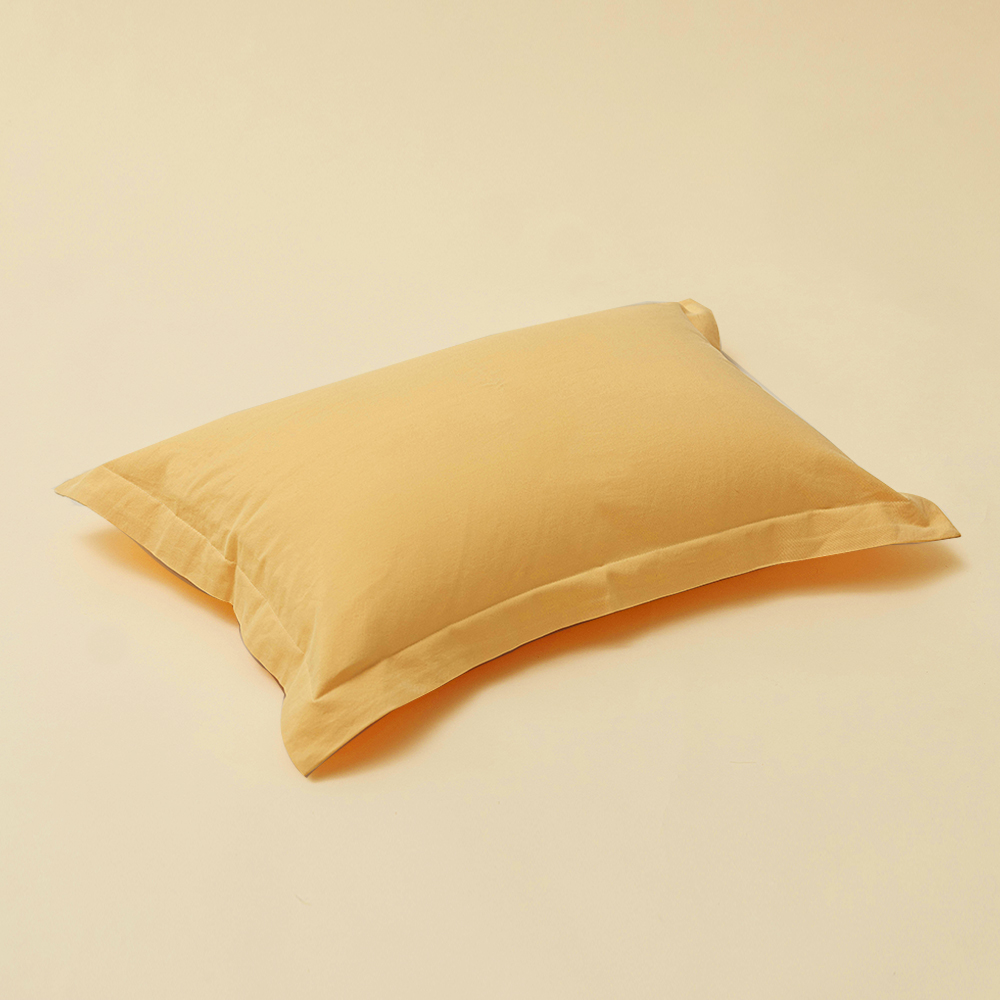 [드로잉엣홈]rainbow pillow cover : yellow 베개