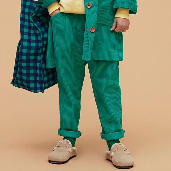 50[˵Ͽ콺]Corduroy green pants -WH22KAPAN0547GRN
