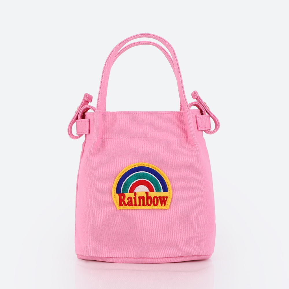 심도마도[Rainbow Wappen Bag]레인보우와펜백 핑크