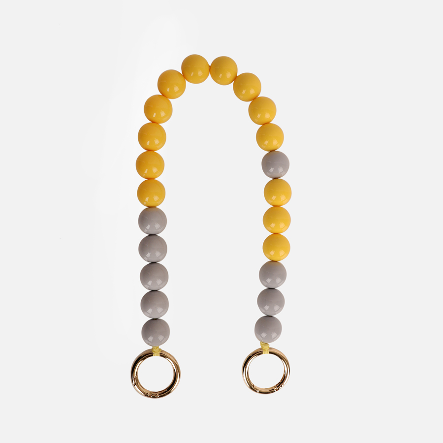 ɵ[Ʈ]Ball Strap - Grey & Yellow