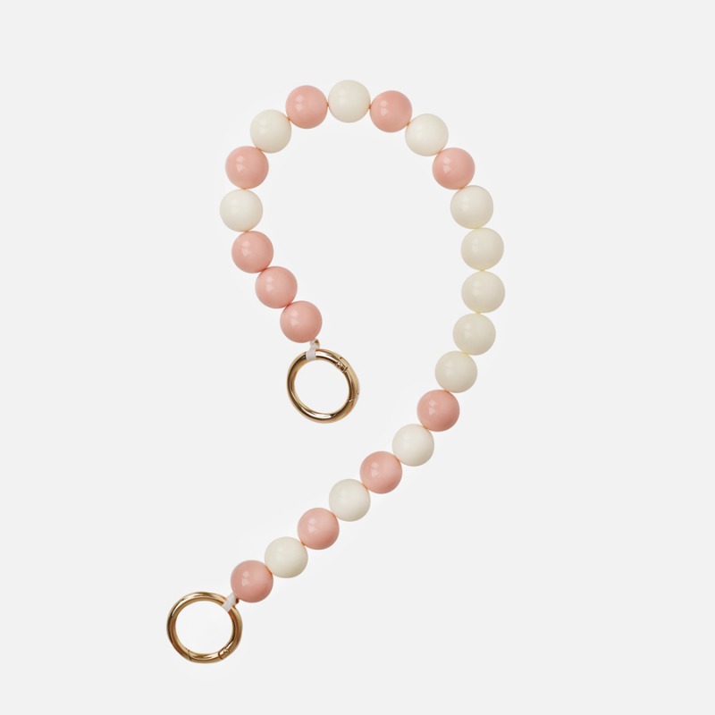 ɵ[Ʈ]Ball Strap - Pink & Ivory