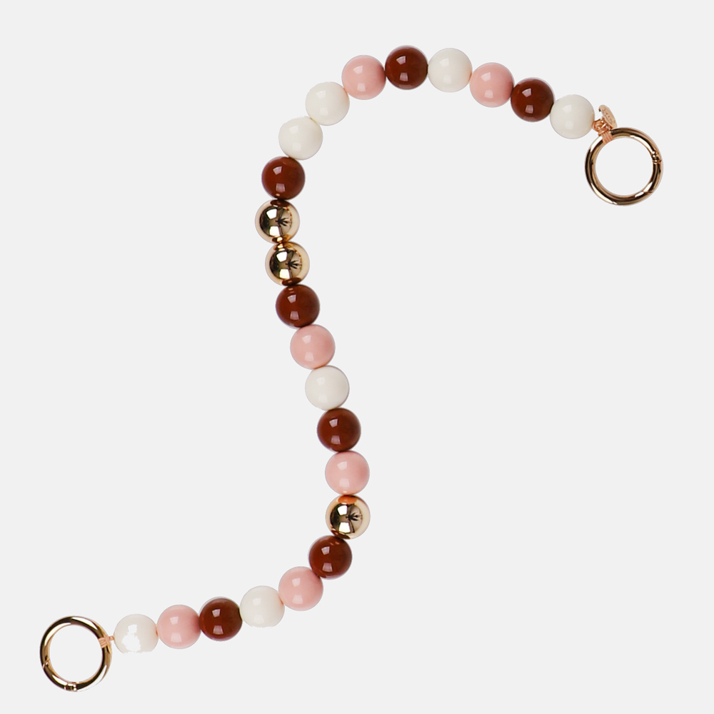 ɵ[ Ʈ]Ball Strap - Pink & Choco Brown