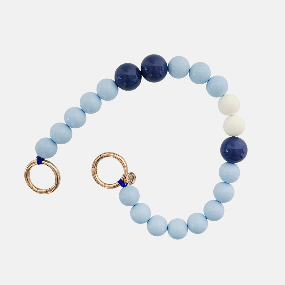 ɵ[Ʈ]Ball Strap - Pale Blue & Navy