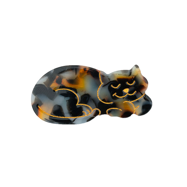 [쿠쿠수제뜨] Tortoiseshell Cat 헤어클립-SU00ANPIN0017BEL