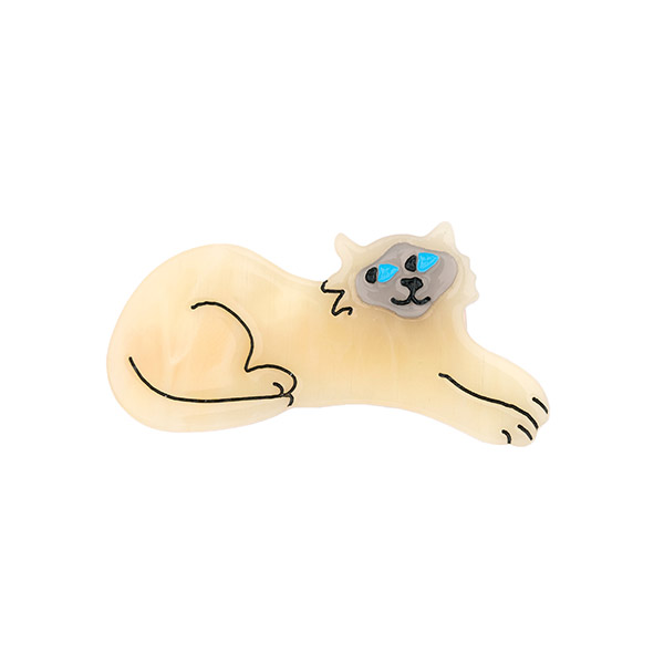 [쿠쿠수제뜨]Siamese Cat 헤어클립-SU00ANPIN0021SIA