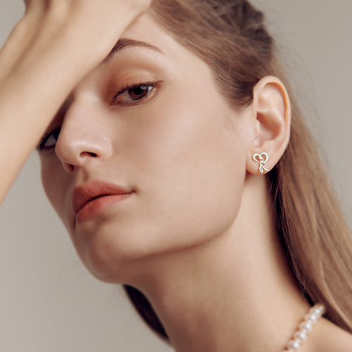 [κ]Reve Silver Earring  ǹ̾