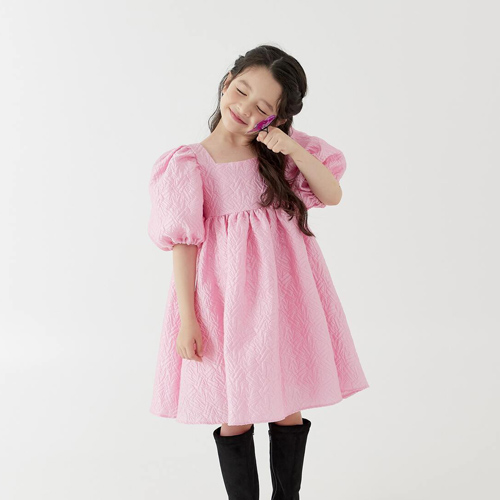 [Ǯ]ũ 巹 PINK SQUARE DRESS