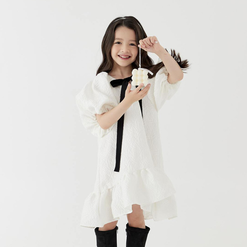[Ǯ] 巹 BLACK VELVET RIBBON DRESS
