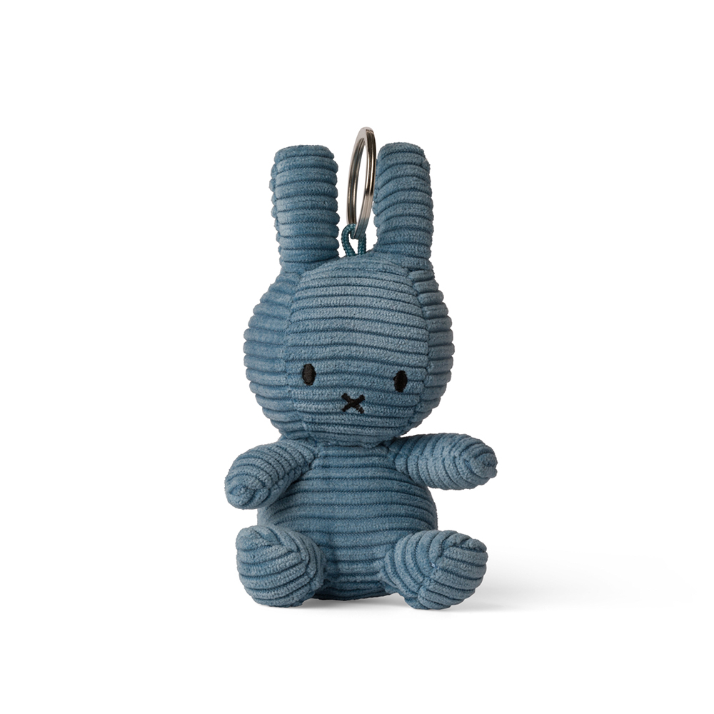[]Miffy Keychain Corduroy Aviator Blue_ڵ  Ű  -10cm