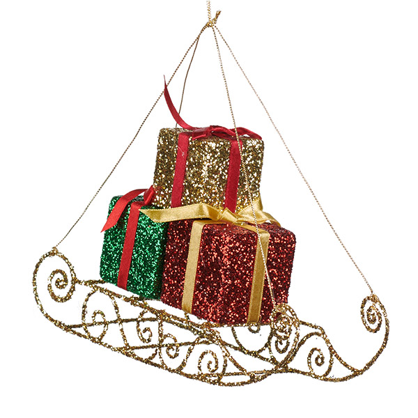 36[]W/XMAS GIFTS ORN GLD/RD 20CM ʸƮ-GW22LEXMA8202MUT
