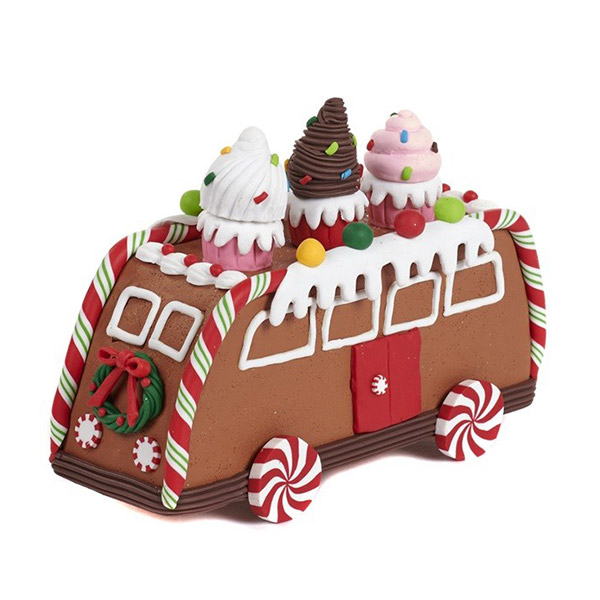 50[]CLAY GINGERBREAD CARAVAN 17CM ʸƮ-GW22LEXMA0211MUT