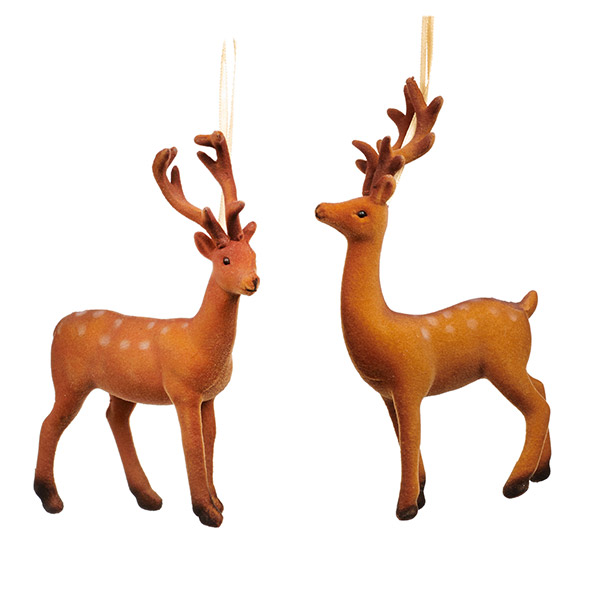 35[]FLOCK.REINDEER 15CM ʸƮ-GW22LEXMA2487BRO