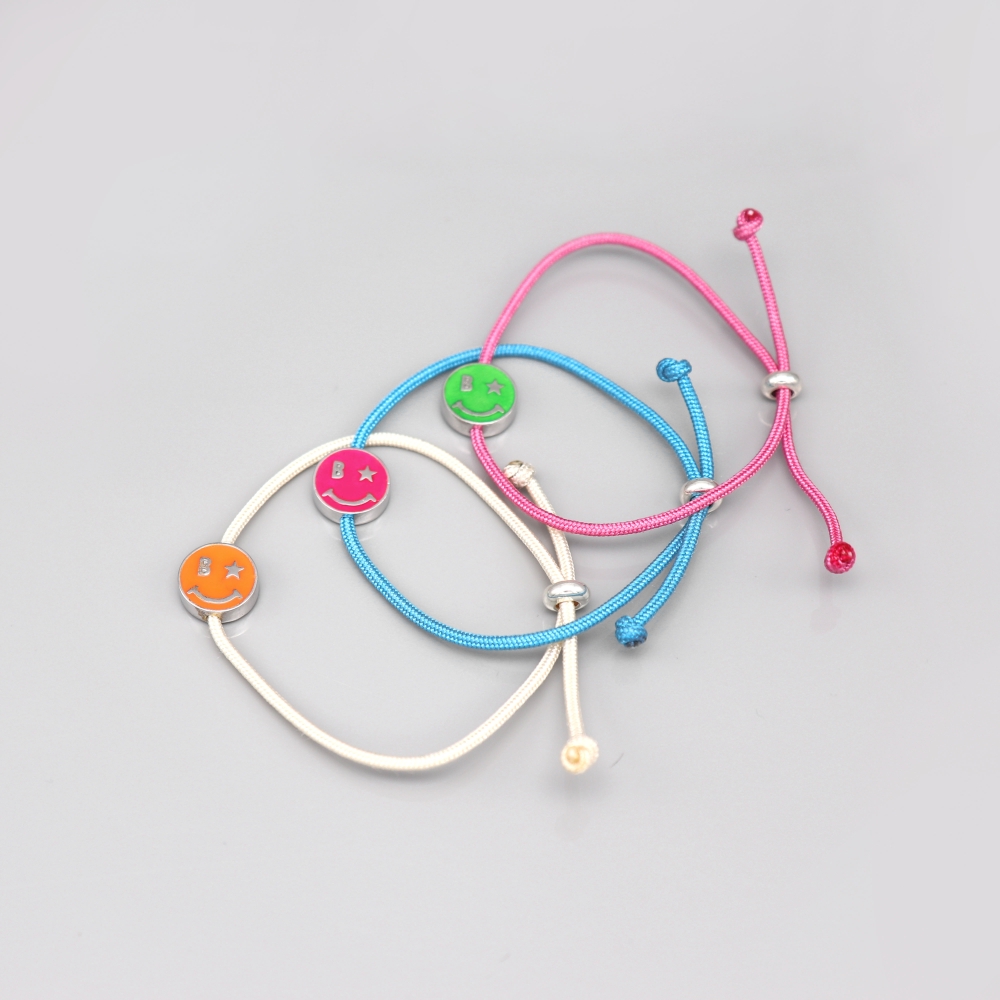 0330 [] ÷  ŵ  Color smile knot Bracelet