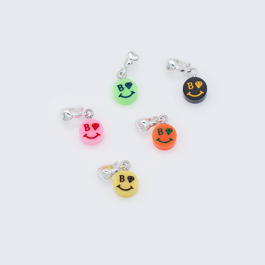 0330 [] Űġ ÷  ũ Ʈ Kitsch smile acrylic pendant