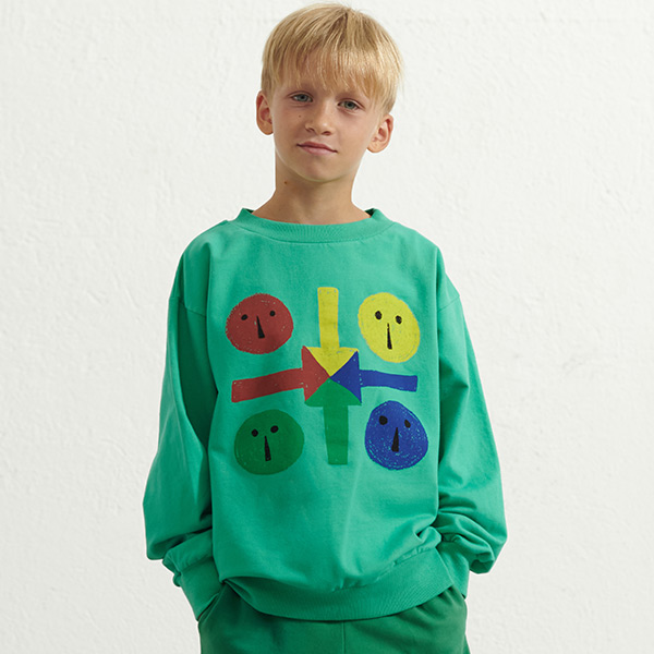 23SS[˵Ͽ콺]Parchis sweatshirt -WH23KSSST0710SGR