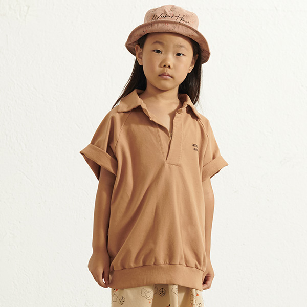 23SS[˵Ͽ콺]Goose s/l polo sweatshirt -WH23KSSST0713CML