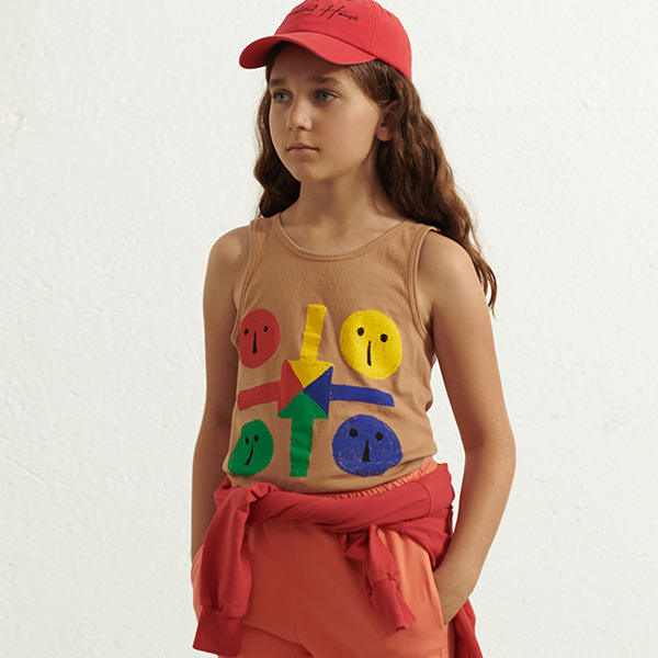 23SS[˵Ͽ콺]Parchis tank TShirt -WH23KSTOP0731CML