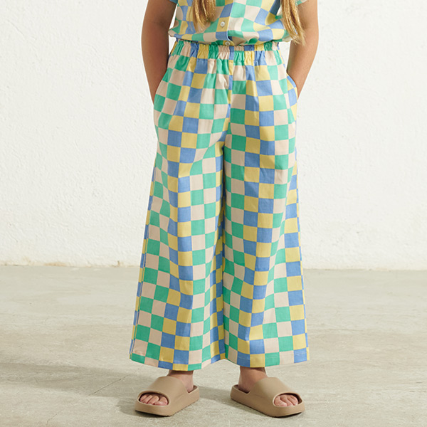 23SS[˵Ͽ콺]Chess flare pants -WH23KSPAN0783MCL
