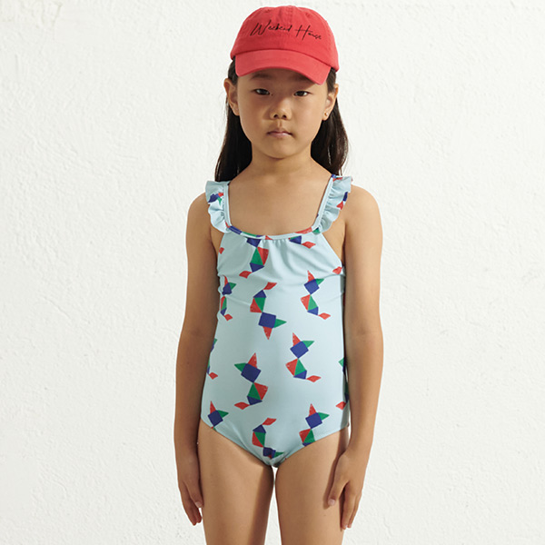 23SS[˵Ͽ콺]Tangram swimsuit -WH23KSSWM0768SBL