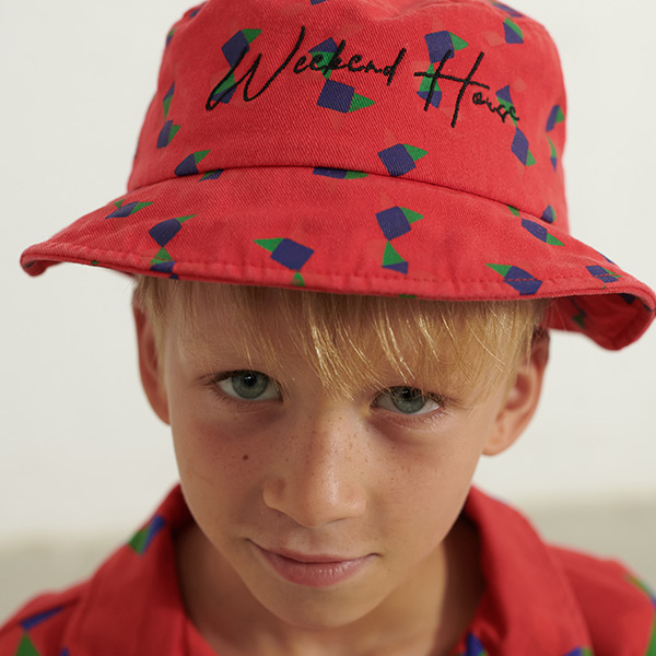 23SS[˵Ͽ콺]Tangram hat -WH23KSHAT0791RED