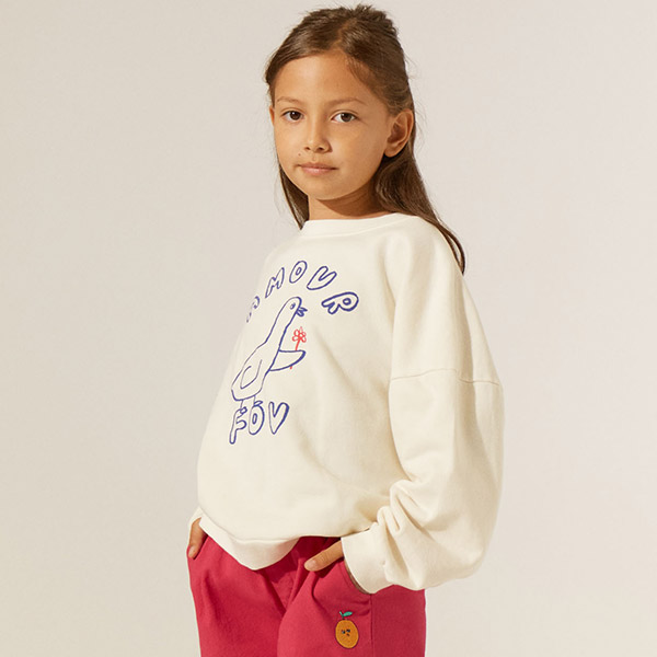 23SS[įĸ]AMOUR FOU SWEATSHIRT -CM23KSTOP0027ECR