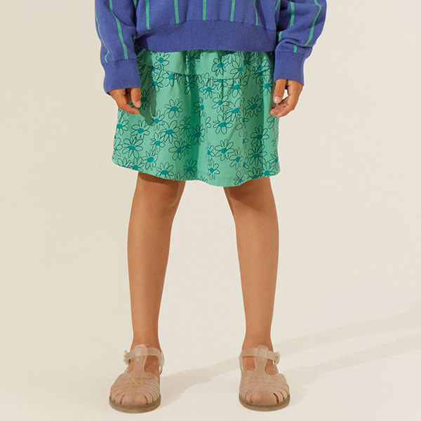 23SS[įĸ]GREEN DAISIES SKIRT ĿƮ-CM23KSSKI0066GRN