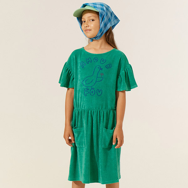 0615 23SS[įĸ]AMOUR FOU DRESS 巹-CM23KSDRE0072GRN
