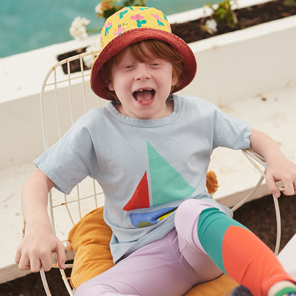 23SS_2_KID[]Multicolor Sail Boat Tshirt Ƽ-BB23KSTSHC001400