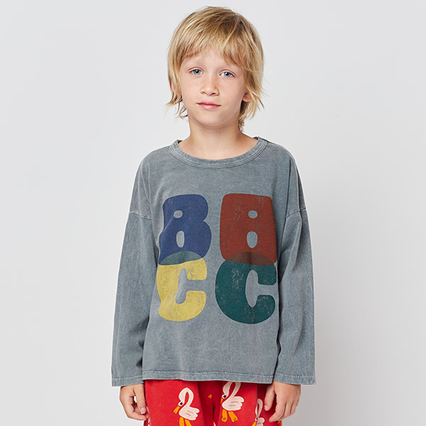23SS_1_KID[]Bobo Choses Color Block long sleeve Tshirt Ƽ-BB23KSTSHC027920