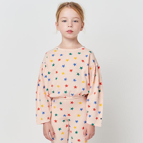 23SS_1_KID[]Multicolor Stars all over long sleeve Tshirt Ƽ-BB23KSTSHC029210