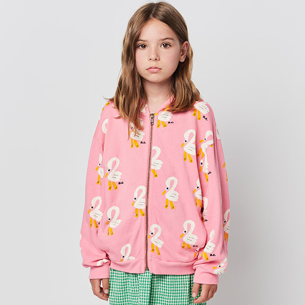 23SS_1_KID[]Pelican all over zipped sweatshirt -BB23KSSSTC051510