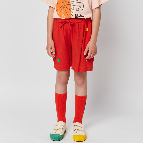 23SS_1_KID[]Geometric Shapes woven bermuda shorts ´-BB23KSTRSC075600