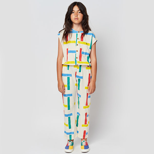 23SS_2_KID[]Multicolor Beacon all over overall -BB23KSOVAC118110
