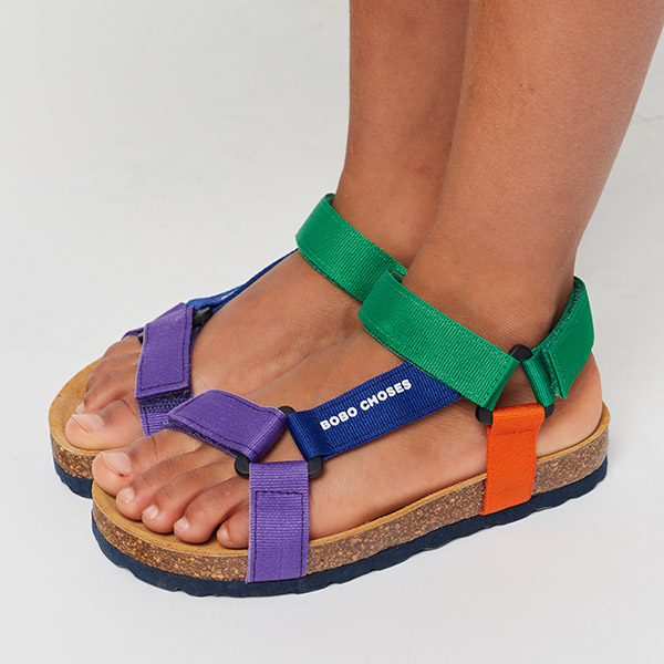 30MRCL []Color Block straps sandals-BB23KSFWRI020010