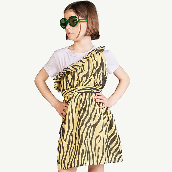 23SS[타오]Zebra Yellow Weasel Dress_드레스-TA23KSDRE0160YEW