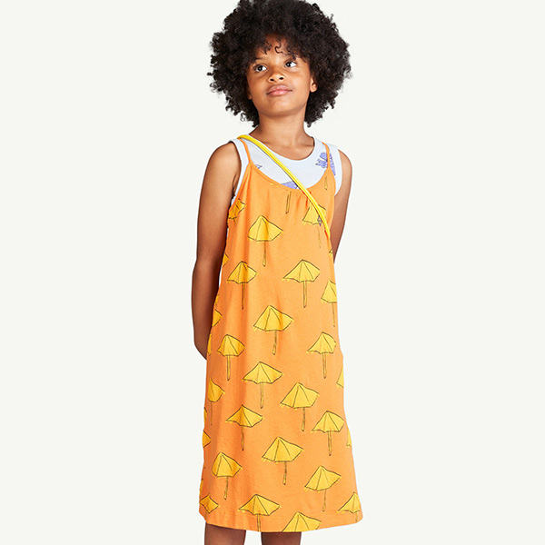 23SS[Ÿ]Umbrella Orange Gazel Dress_巹-TA23KSDRE0162ORA