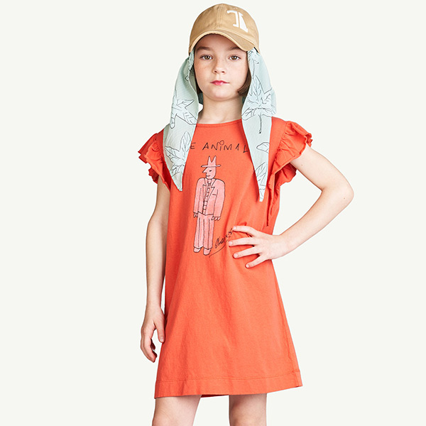  23SS[Ÿ]Mysterious Man Red Fly Dress_巹-TA23KSDRE0167RED