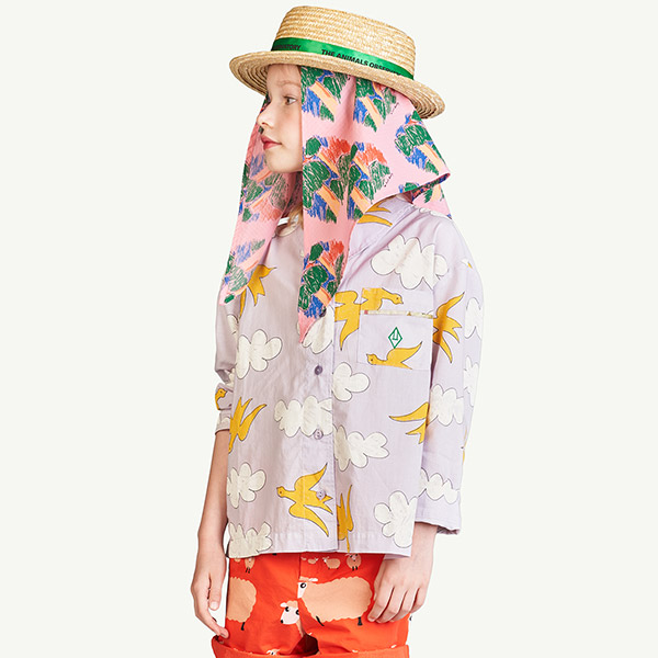23SS[Ÿ]Clouds Lavand Wolf Shirt_-TA23KSJAC0145LAC