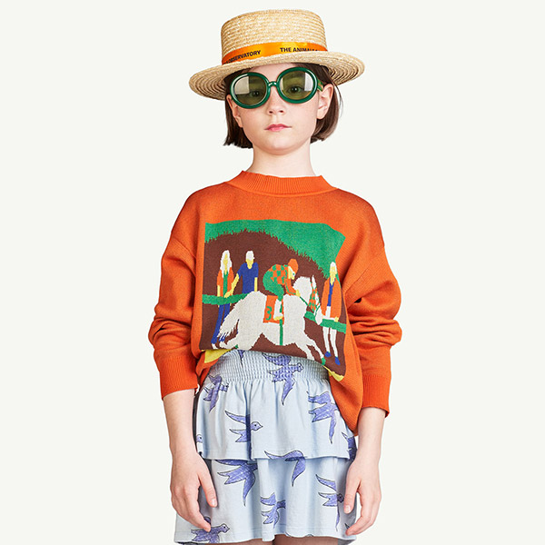 23SS[Ÿ]Horse Orange Bull Sweater_Ʈ-TA23KSSWT0054ORA