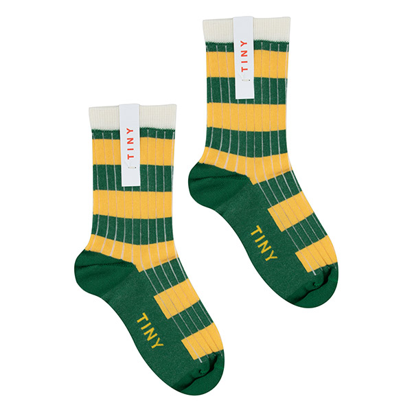 23SS_1[Ÿ̴ư]BIG STRIPES MEDIUM SOCKS_縻-TC23KSSOC0221PGY