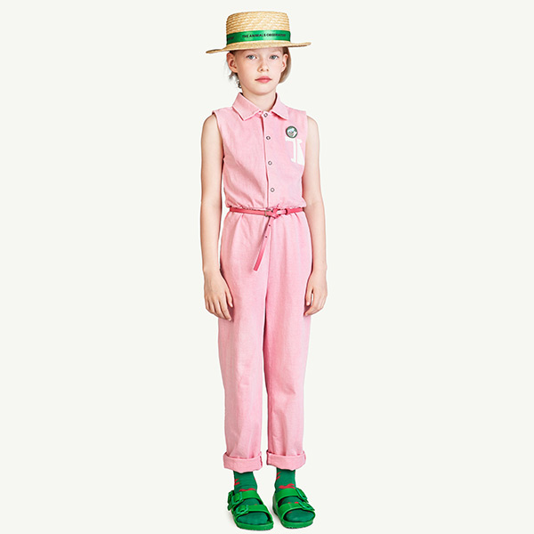 23SS[Ÿ]The Animals Pink Grasshoper Jumpsuit-TA23KSJUS0131PNK