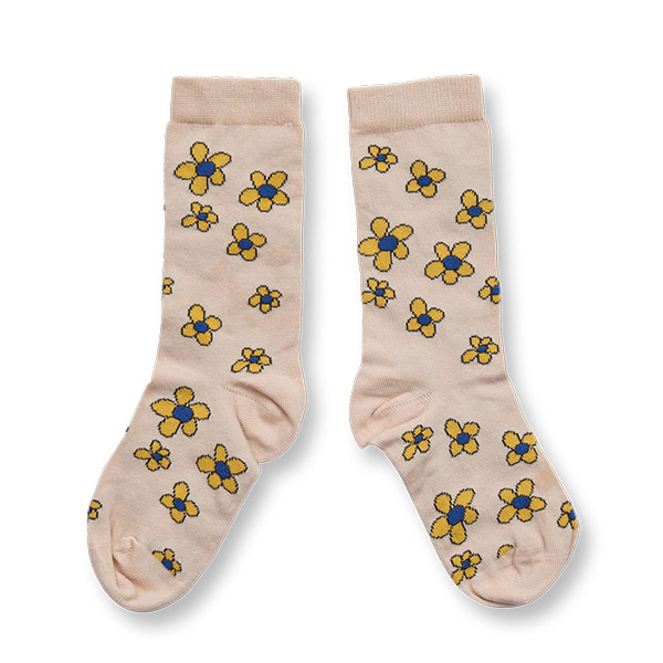 23SS 2[ؿ]Floral Socks_縻-WW23KSSOC0037ECR