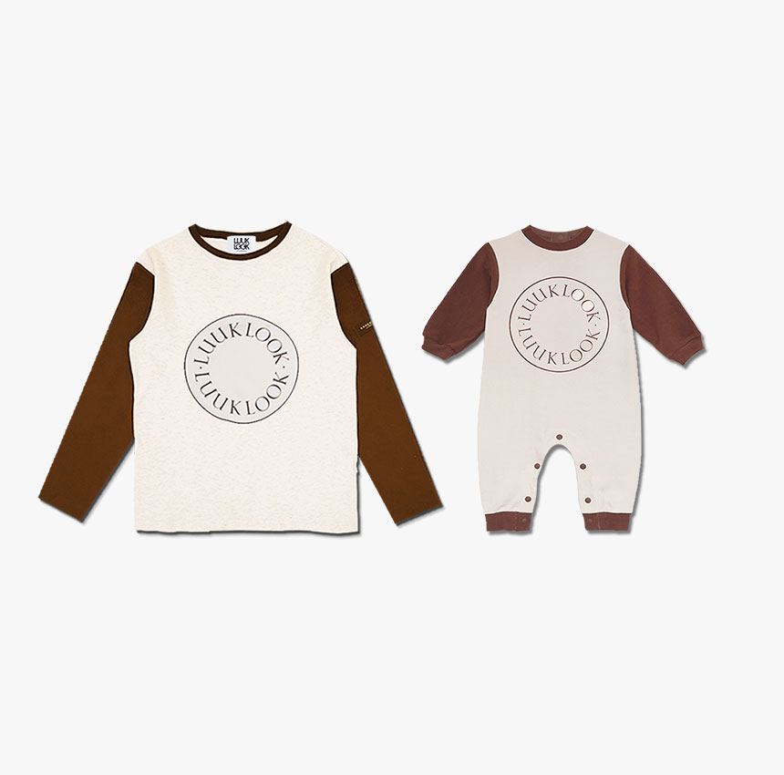 LUUKLOOK[루크루크]Mom&baby velour set brown