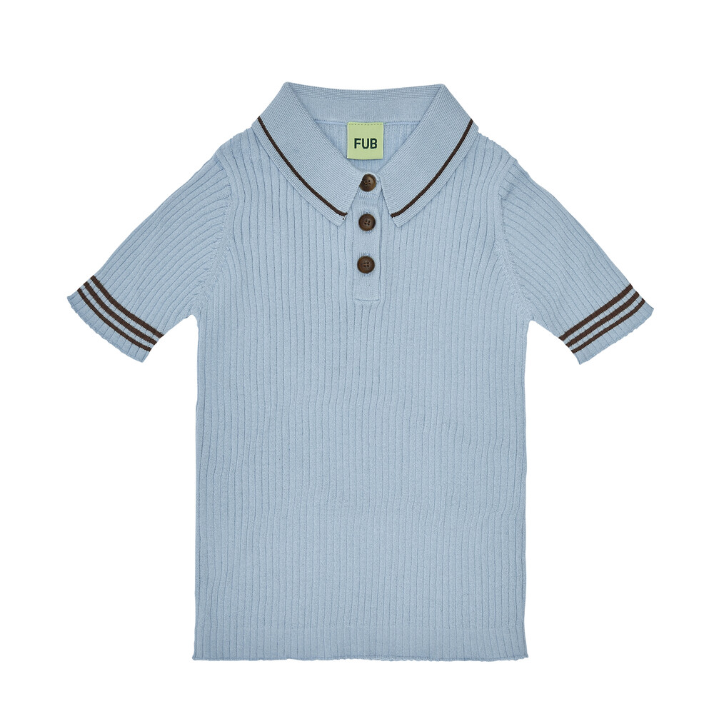 23SS[FUB KIDS]Polo Shirt(glacier)