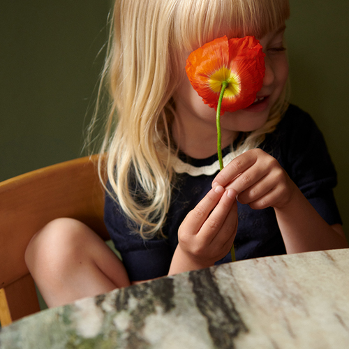 23SS[FUB KIDS]Pointelle T-Shirt (dark navy)
