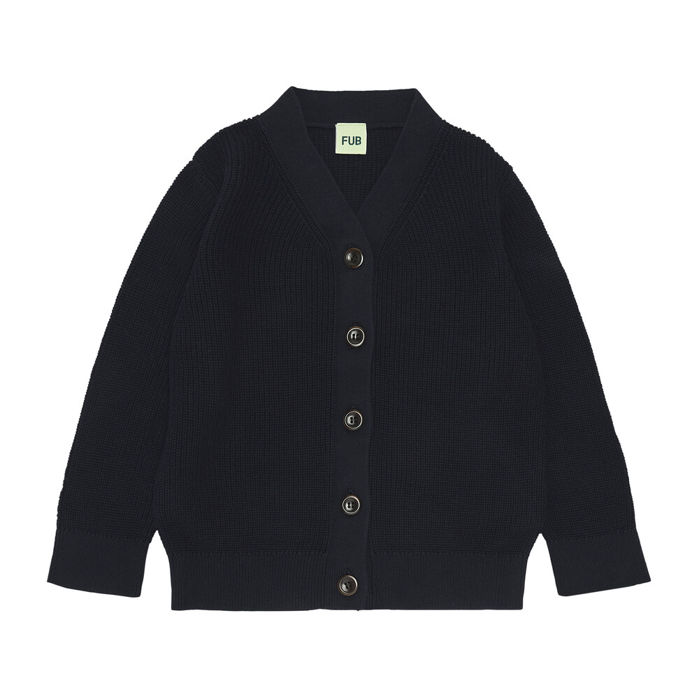 23SS[FUB KIDS]V-neck Cardigan(dark navy)
