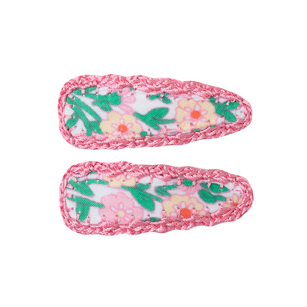 23SS[Űڰ]Crochet Trim Hair Clip _- 2pc set-KI23KSHAC0051JGP