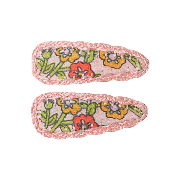 23SS[Űڰ]Crochet Trim Hair Clip _- 2pc set-KI23KSHAC0049JBP