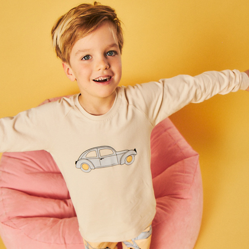 23SS[]BETTLE SINGLE LONGSLEEVE / IVORY