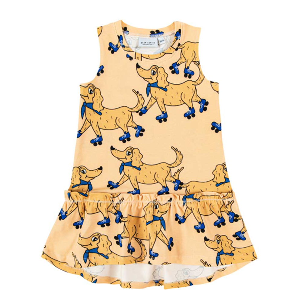 23SS[]ROLLER SUMMER DRESS / YELLOW